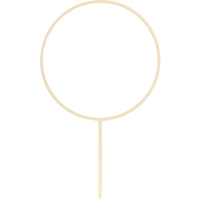 PartyDeco Houten Cake Topper Ring 24,5cm