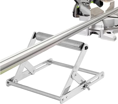 Verstekzaagtafel - Snijmachine standaard - Nauwkeurig zagen - In hoogte verstelbaar - 55 tot 150 mm - Zwart