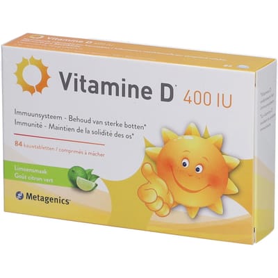 Metagenics Vitamine D 400 IU 84 Kauwtabletten