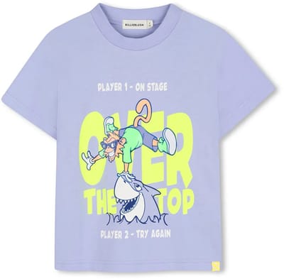 Billieblush U21694 T-shirt Met Korte Mouwen Blauw,Paars 8 Years Jongen
