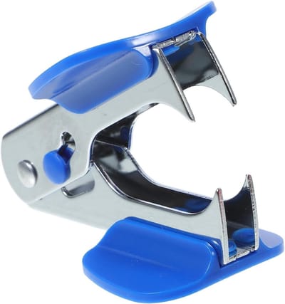 Nietjesverwijderaar - Stapelverwijderaar - Papier Ontnieten - Compact Ontwerp - 5.6 cm - Blauw