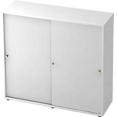 TOPAS LINE schuifdeurkast, 3 OH, wit/wit