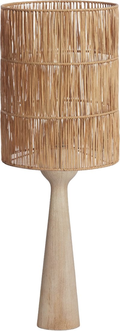 Light & Living Tafellamp Festina/Lanzano - Naturel - Ø25x70cm - Bohemian