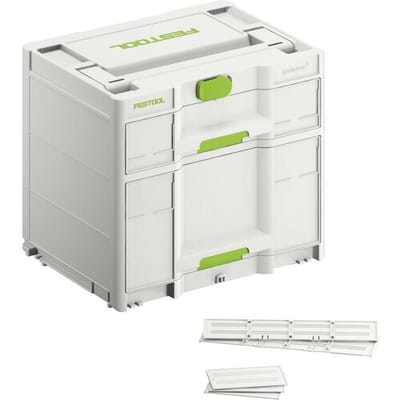 Festool Systainer SYS3-SORT/2 M 337 577770 Transportkist (l x b x h) 396 x 296 x 337 mm
