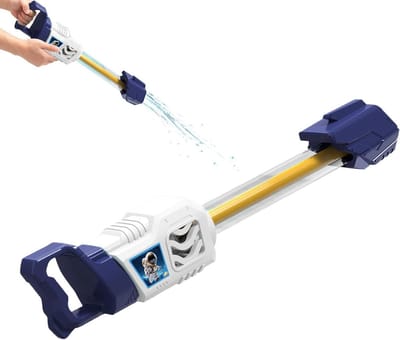 Waterspuitpistool - Waterpistool - Zomers Plezier - Uittrekbaar Ontwerp - 55 cm - Donkerblauw