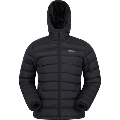 Mountain Warehouse Heren Seasons II gewatteerde jas (Zwart)