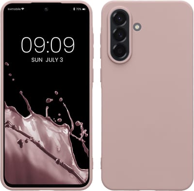 kwmobile telefoonhoesje geschikt voor Samsung Galaxy A56 5G - Hoesje voor smartphone - Back cover in licht oudroze