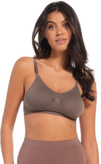 MAGIC Bodyfashion Comfort Bra With Spaghetti Straps Beha - Espresso - Maat XS