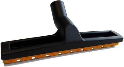 Parket vloerzuigmond - Stofzuigermondstuk parket - Harde vloeren reinigen - Zachte haarstrips - 35 mm - Zwart