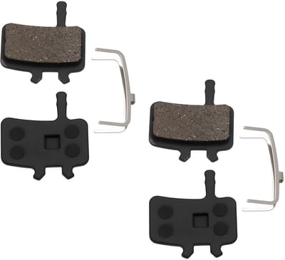 Dailygoods- Schijfremblokken Semi-Metallisch - Remblokken PROMAX DC905/DC907/DC908 - 2 Pairs - Inclusief Terugveerveren - Betrouwbare Remkracht - Geschikt voor Fietsen
