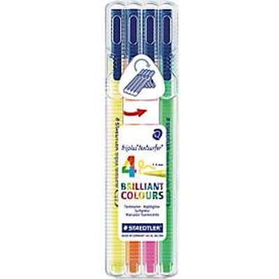 Markeerstift Staedtler triplus textsurfer, lijndikte 1-4 mm, sneldrogend, set van 4
