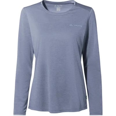 Vaude Essential T-shirt Met Lange Mouwen Blauw 42 Vrouw