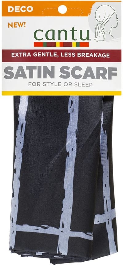 Cantu Satin Scarf Deco(Extra Gentle, Less Breakage) For style or sleep