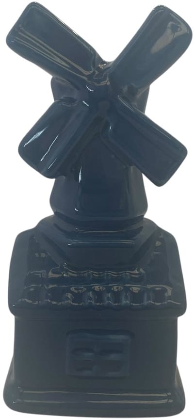 Vaas Holland molen blauw 6x6x13cm
