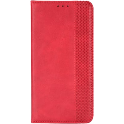 CaseBody Samsung Galaxy S21 Plus Retro Hoesje met Pasruimte Rood