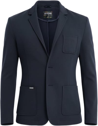OMBRE Blazer - Slim Fit - Lange Mouw - Knopen Marine S