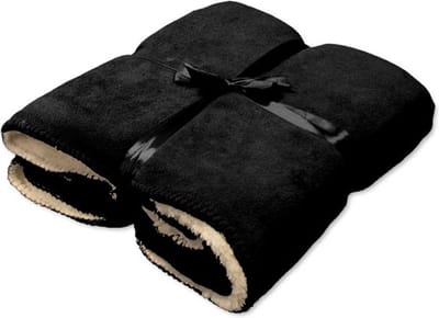 D- Unique Living | Coby plaid 130x160cm black
