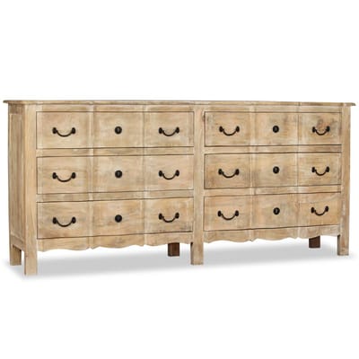 vidaXL - Dressoir - 200x40x90 - cm - massief - mangohout