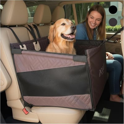 Honden autostoel verlenger - Reishangmat hond - Veilig reizen - 50% meer ruimte - 62 x 55 x 54 cm