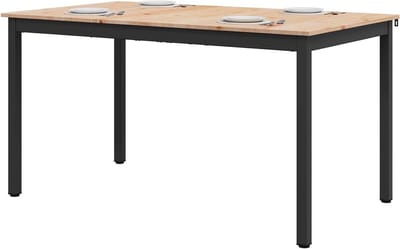 Eettafel Massief Grenenhout - Eetkamertafel Modern - Familie Bijeenkomsten - Stijlvol Eenvoudig Ontwerp - 150 x 90 x 75 cm