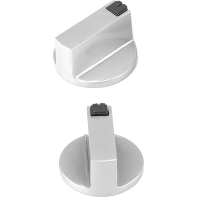 2 Pièces 6mm Alliage de Zinc Maison Cuisine Boutons de Cuisinière à Gaz Cuisinière Four Table de Cuisson Métal Commutateur de Contrôle white