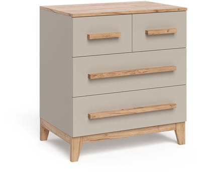Vitalispa Malia Dressoir – 80 x 88 cm met 4 laden Kasjmier/Artisan