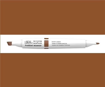 Winsor & Newton Pigment Marker Burnt Umber 0202/076