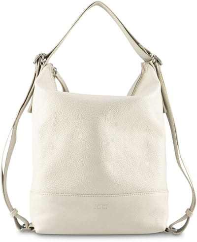JOST Leren Schoudertas Vika 2-Way Bag White Crème