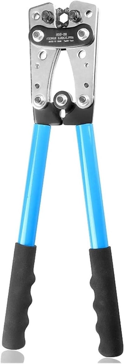 Krimptang - Kabeltang - Draadverbindingen Maken - Zeshoekige Krimp - 6-50mm² - Blauw