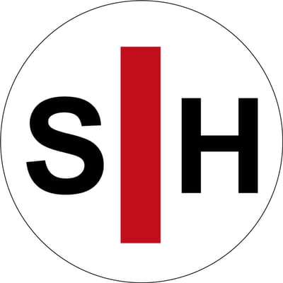 SH sticker op fiets 50 mm - 10 stuks per kaart
