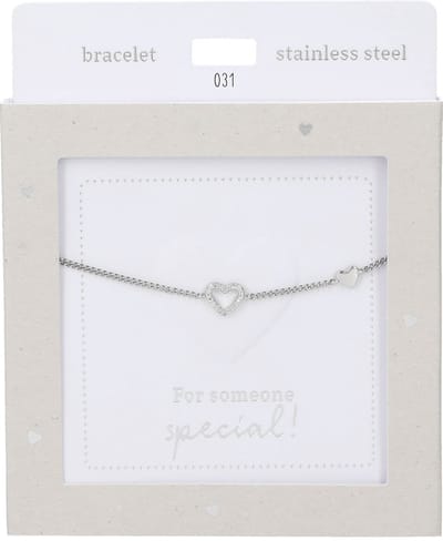 Depesche - Armband "Heart of Gold" - mot. 031 - Heart - silver