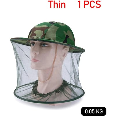 2 stuks Net Mesh Gezichtsbeschermer Pet Insecten Bijen Muggen Weerstand Zon Vissen Hoed Vissen Pet Outdoor Vissen en Imkerij Benodigdheden gray