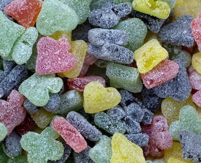 Candy Freaks Suikervrije Poker Fruit 450 Gram - Lactosevrij - Glutenvrij - Snoep - Snoepgoed - Sinterklaas en kerst cadeau