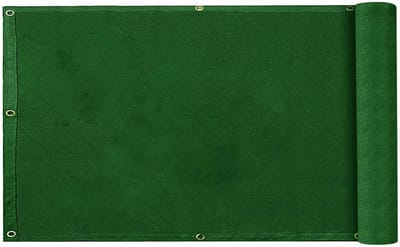 Balkonbekleding Scherm - Privacy Scherm - Zon Wering - UV Beschermend HDPE - 75x900cm - Groen