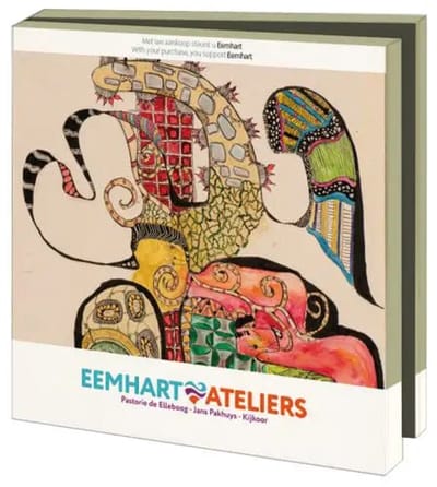 Kaartenmapje met env, vierkant: Eemhart, Pastorie de Elleboog