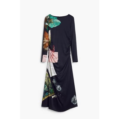 Damesjurk met lange mouwen Desigual Patch Fiona