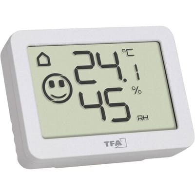 TFA Dostmann 30.5055.02 30.5055.02 Thermo- en hygrometer Wit