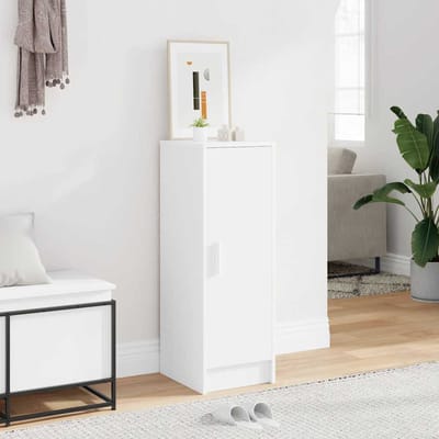vidaXL - Schoenenkasten - 32 - x - 35 - x - 92 - cm - Wit