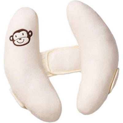 Veiligheidsautostoel voor baby's Kinderwagenkussen Baby Hoofd Nek Ondersteuning Slaapkussens Peuter Kinderen Verstelbare Pad Kussen Accessoires wit