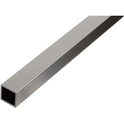 Alberts 472856 vierkante buis | aluminium, naturel | 1000 x 20 x 20 mm
