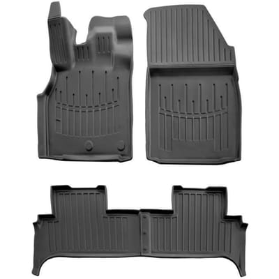 SCOUTT Tapis de sol Renault Scenic 3 - Caoutchouc Premium - Sur mesure - 3D Design