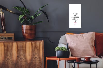 Muurstickers - Sticker Folie - Jij hebt een speciaal plekje in mij hart - Quotes - Spreuken - Koppel - 20x40 cm - Plakfolie - Muurstickers Kinderkamer - Zelfklevend Behang - Zelfklevend behangpapier - Stickerfolie
