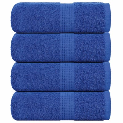 vidaXL - Gastendoekjes - FROGN - 4 - st - 30x50 - cm - 360 - g/m² - blauw