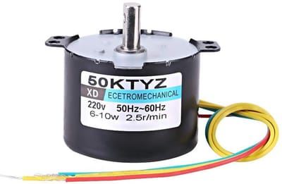 Allecto - Permanent Magnet Synchronisatie Motor 220V - 2.5RPM - Voor DIY Generator - Efficiënt en stil - Geschikt voor zelfbouwprojecten - Ideaal v...