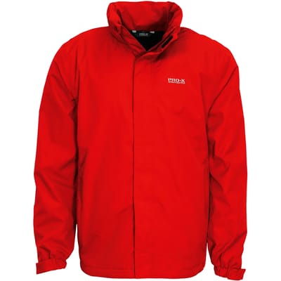 Pro-X Elements - Opbergbare regenjas voor heren - Gerrit - Lava-rood - maat S