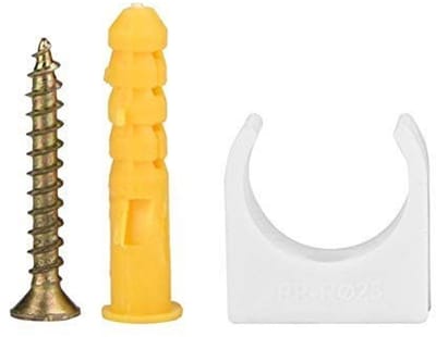 Dailygoody - U-vormige PPR Klemmen - Leidingen - 20 Stuks - Inclusief Schroeven - Geschikt voor 16/20/25/32mm - Perfect voor installatie