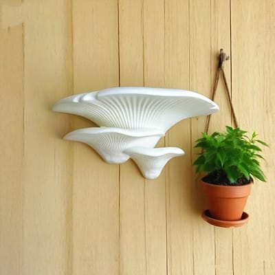 Muurhangend rek met paddenstoelen, Schattig paddenstoel decor opbergrek, Fantasy paddenstoel plank, Kamerwanddecoratie, Decoratief displayrek voor thuis Three-layer Mushroom veelkleurig