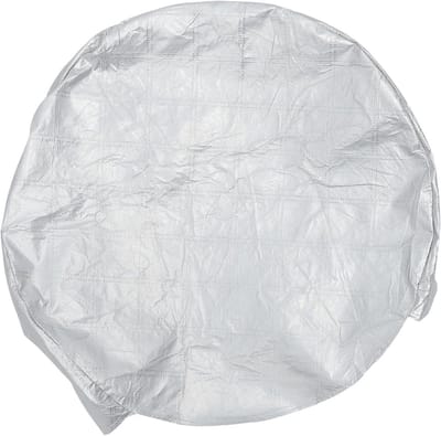 Universele Afdekhoes - Bandenhoes Set - Banden Beschermen - Weerbestendig Materiaal - 4 Stuks - Zilver