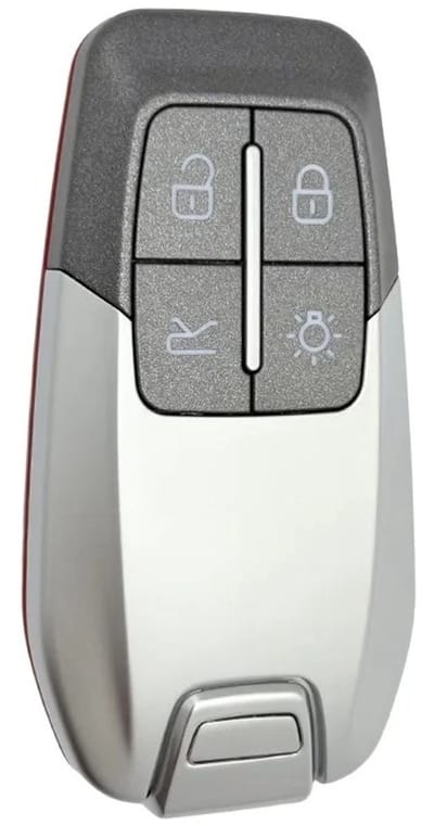 XEOD smartkey behuizing 4 knoppen geschikt voor Ferrari 458 488 GTB LaFerrari | Vervangende sleutelbehuizing