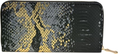 Juleeze Portemonnee 10x19 cm Zwart Kunstleer Rechthoek